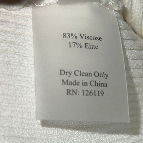 REVOLVE x Victor Glemaud White Ribbed Bodycon Mini Skirt, Women’s Small NWT - Picture 10 of 14